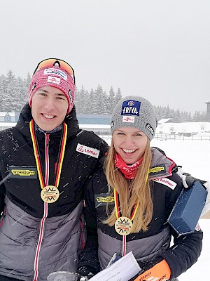 Anna Gandler und Andreas Hechenberger siegen in Oberhof - 