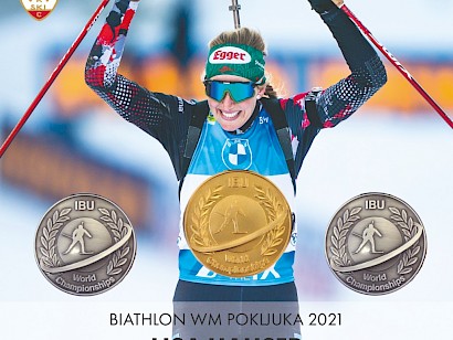 Erste österreichische Biathlon-Weltmeisterin