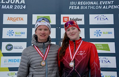 2 x Gold und 2 x Silber bei Biathlon ÖM für K.S.C. Jugend Athleten!
