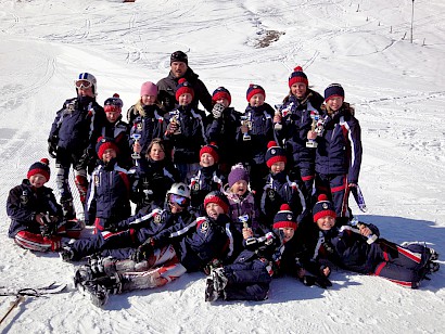 Starke Leistungen der Kinder im Slalom