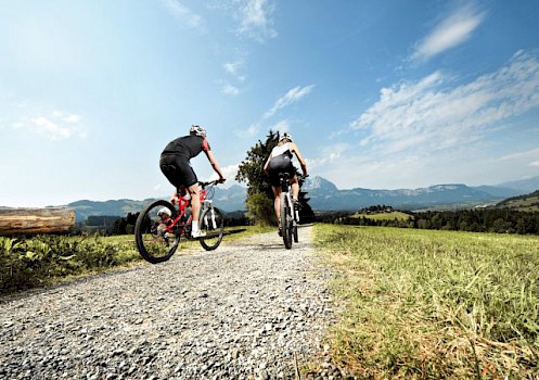 Am 15. August ist der Hahnenkamm das Ziel der Mountainbiker. Bild: Kitzbühel-Tourismus