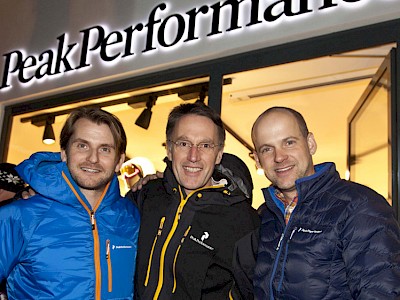 Mattias Josander, Michael Huber und Calvin Anderson (c) Uwe Stegmaier Peak Performance