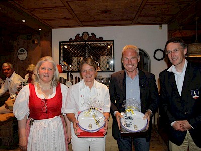 v.l.: Signe Reisch, Hildegard Falkner-Bujar, Josef Eberl, Michael Huber