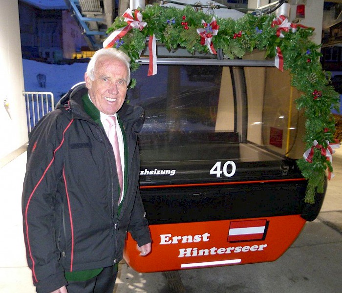 Skilegende Ernst Hinterseer feiert seinen 85er - 