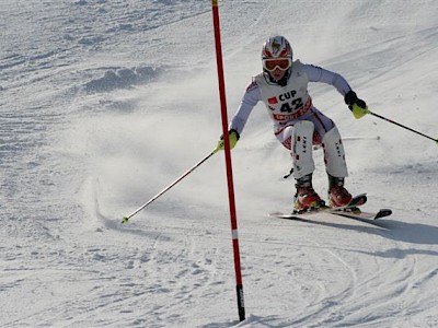 Hannes beim Slalom