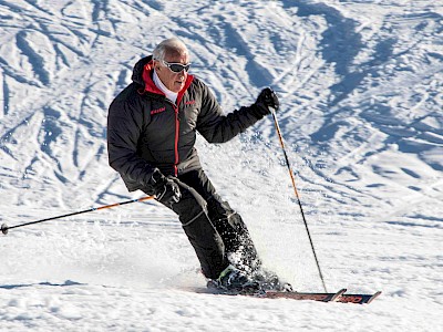 Im Winter geht Ernst Hinterseer fast täglich Skifahren