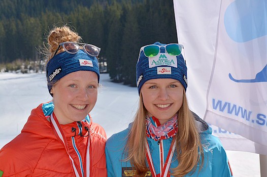 Anna Gandler und Katharina Brudermann holen Österreichischen Meistertitel im Langlauf