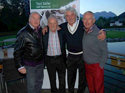 Klaus Hönigsberger (Skiareatest), Charly Kahr, Peter Obernauer und Wolfgang Steinmayr