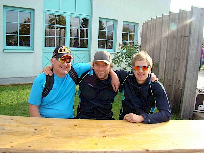 Die Trainer Hannes, Seppi und Steff