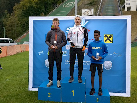 Sieger Nordische Kombination Jugend Sebastian Horngacher