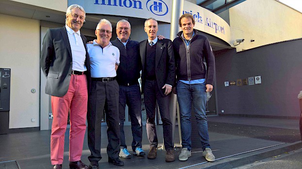 Von links: Peter Obernauer, Wilfried Leitzinger, Hannes Huter, Michael Huber, Jan Überall