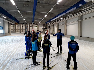 KSC Langläufer trainierten in der Skisporthalle in Oberhof