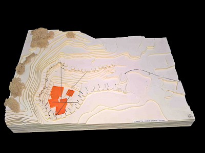 Das geplante olympische Dorf für 2006 in Kitzbühel "Concept A". Foto: © KSC