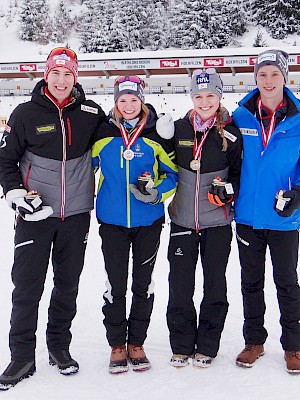 Vier Medaillen für KSC-Biathleten - Anna Gandler Österreichische Meisterin - 