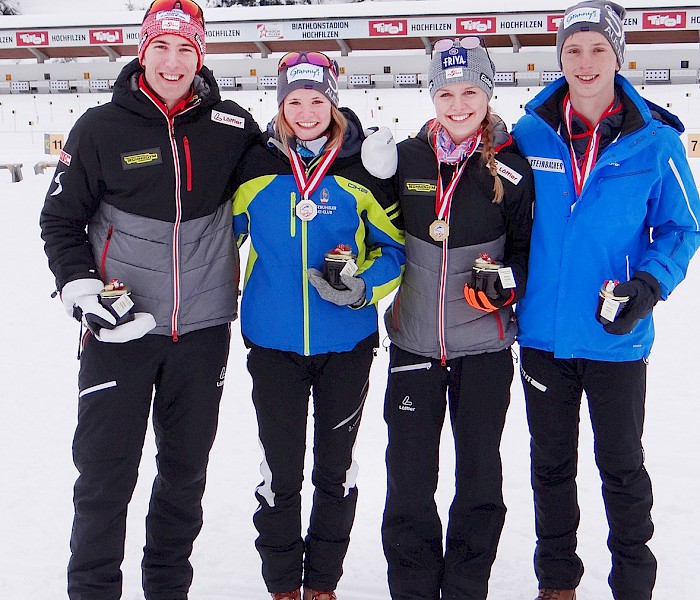 Vier Medaillen für KSC-Biathleten - Anna Gandler Österreichische Meisterin - 