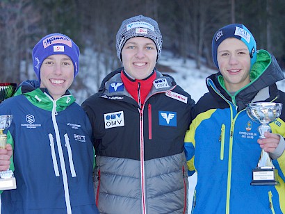 Skispringer und Kombinierer beim Austria-Cup