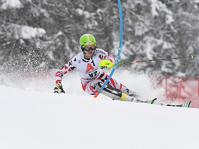 Marco Pöll kennt den Ganslern bestens. Beim Hahnenkamm-Slalom war er als Vorläufer im Einsatz.
