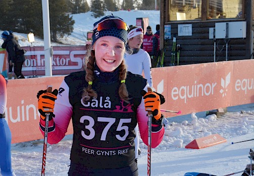 Katharina Brudermann glücklich beim Norges Cup in Gala