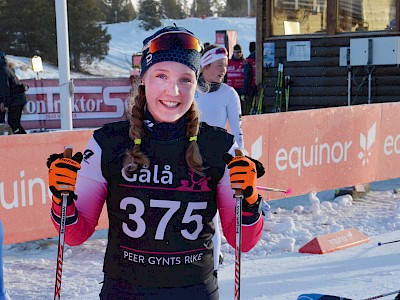 Katharina Brudermann glücklich beim Norges Cup in Gala