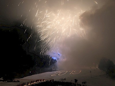 KSC Alpinnachwuchs wirkte beim Neujahrsfeuerwerk mit