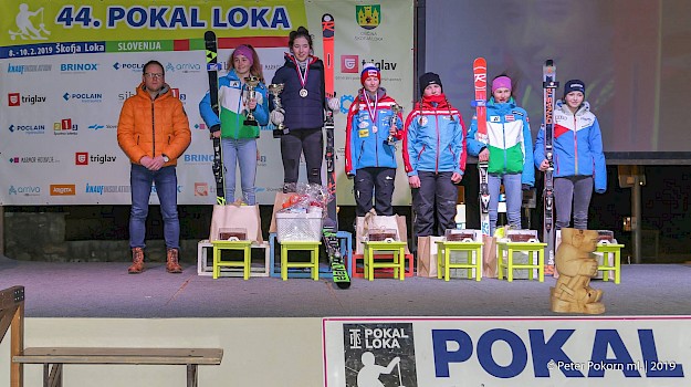 Valentina Rings-Wanner siegte beim intern. Schülerrennen "Pokal Loka"
