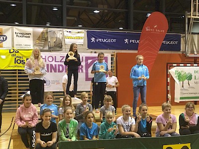 Sieg von Rosa Bodner beim Konditionsbewerb der Kinder in Hopfgarten