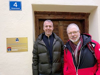 Von links: Rainer Lienher, Richard Kaiser. Foto: KSC|BT