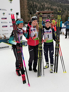 Zum Abschluss der Biathlon Jugend- und Junioren-WM holte Anna Gandler Gold
