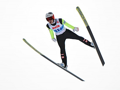 KSC Skispringer am Podium beim Austria Cup in Seefeld