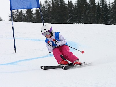 Auch die Jüngsten fahren gerne Skirennen