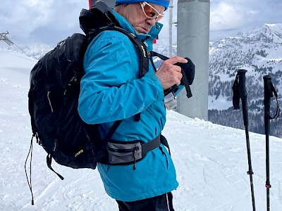 Die Begehung mit Ski auf das Kitzbüheler Horn