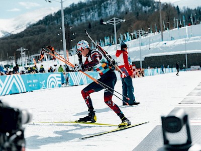 Biathlons Mixed Team holt bei EYOF Bronze!