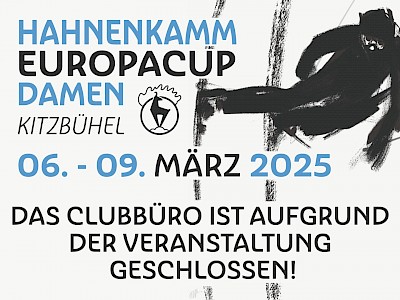 Das Clubbüro ist geschlossen!