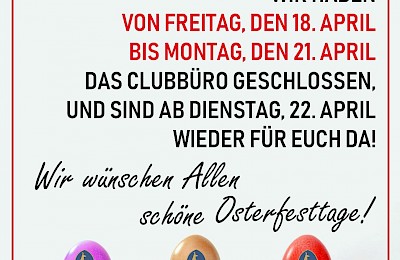Ostern geschlossen