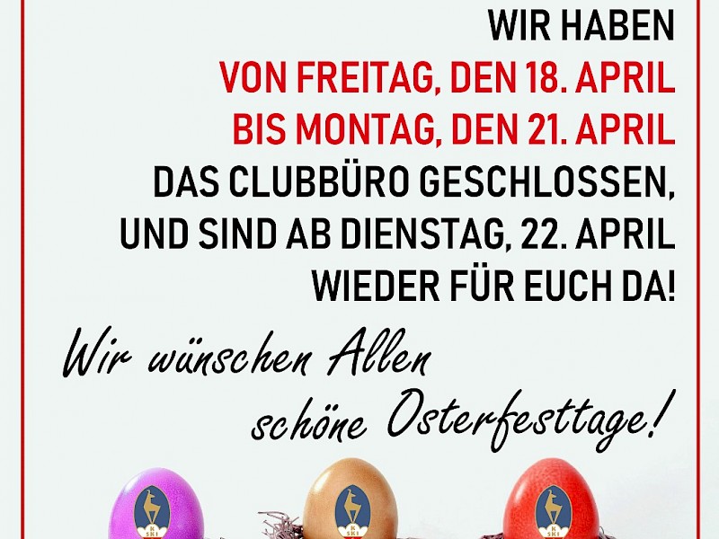 Ostern geschlossen
