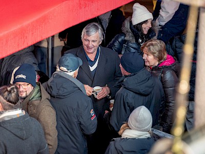 Toni-Sailer-Platz in Kitzbühel feierlich eröffnet