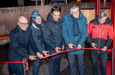 Toni-Sailer-Platz in Kitzbühel feierlich eröffnet