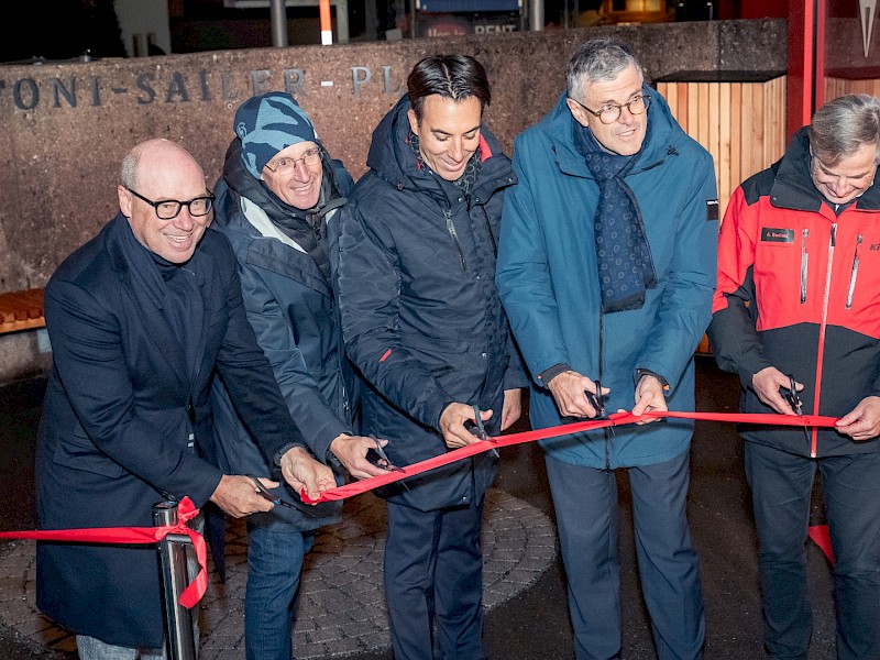 Toni-Sailer-Platz in Kitzbühel feierlich eröffnet