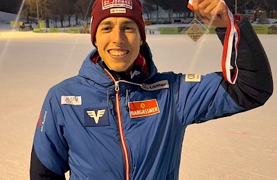 Podestplätze für KSC-Springer und Kombinierer beim Austria-Cup