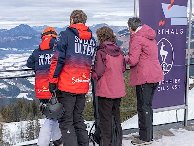 Nach dem Super-G ging es auf die Streif
