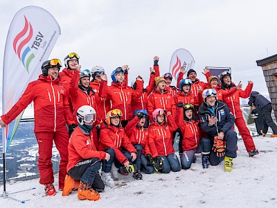 Nach dem Super-G ging es auf die Streif