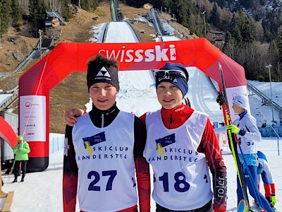 KSC-Kombinierer M. Sontag und T. Jeßner beim Youth Cup