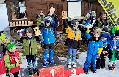 Kids in Hochfilzen beim Bezirkscup