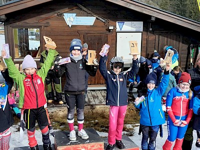 Kids in Hochfilzen beim Bezirkscup