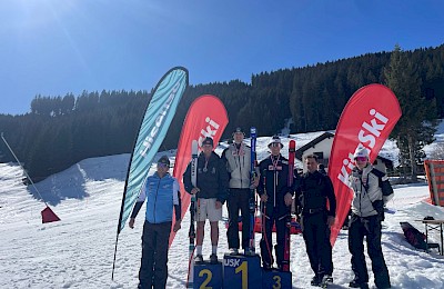 Eine Abfahrt am Pass Thurn