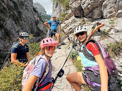 Langlauf- und Biathlon-Nachwuchs in der Ramsau